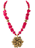 Voylla Yellow Gold Plated Alloy Necklace