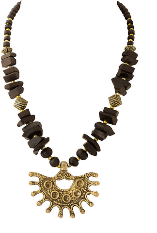 Voylla Yellow Gold Plated Alloy Necklace