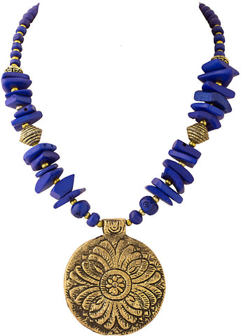 Voylla Yellow Gold Plated Alloy Necklace