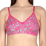 Ladyland Daisy Pink Women's Full Coverage Bra