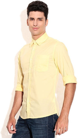 Black Bee Men's Solid Casual Shirt