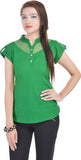Dumdaar.Com Casual Short Sleeve Self Design Women's Top