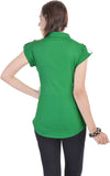 Dumdaar.Com Casual Short Sleeve Self Design Women's Top