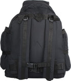 Ornate Black Free size Rucksack  - 35 L