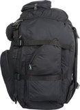Ornate Black Free size Rucksack  - 35 L