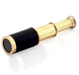 Indigocart Handcrafted Antique Brass Telescope Showpiece  -  1 cm