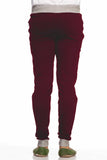 Demokrazy Solid Men's Maroon Track Pants
