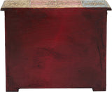 Recrafto Painted Four Drawer Box Makeup, Jewellery Vanity Jewellery