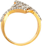 WhiteGems Fascinating Karowe Gold Diamond 18 K Ring