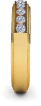 WhiteGems Mia Band Gold Diamond 18 K Ring