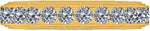 WhiteGems Mia Band Gold Diamond 18 K Ring