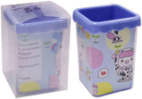 Digimac 3 Compartments Plastic Pen Stand