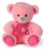 Dimpy Stuff Bear W/Scarf in Sitting 50Cm  - 50 cm