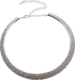 Diovanni Eternal Solitaire Alloy Necklace