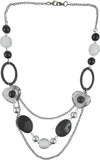Diovanni Fashionable Monochrome Metal, Alloy Necklace
