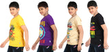 dongli Printed Boy's Round Neck T-Shirt