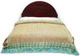 Textile India Paisley Double Quilts & Comforters Green