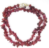Indigocart Garnet Metal Necklace