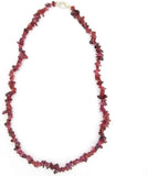 Indigocart Garnet Metal Necklace