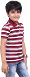 Dongli Striped Baby Boy's Polo Neck T-Shirt