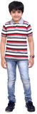 Dongli Striped Baby Boy's Polo Neck T-Shirt