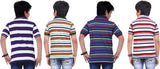 Dongli Striped Baby Boy's Polo Neck T-Shirt