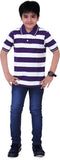 Dongli Striped Baby Boy's Polo Neck T-Shirt