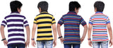 Dongli Striped Baby Boy's Polo Neck T-Shirt