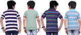 Dongli Striped Baby Boy's Polo Neck T-Shirt