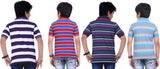 Dongli Striped Baby Boy's Polo Neck T-Shirt