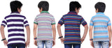 dongli Striped Baby Boy's Polo Neck T-Shirt
