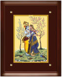 Diviniti MDF Color Religious Wall Hanging Size 4 Radha Krishna Showpiece  -  36.4 cm