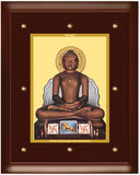 Diviniti MDF Color religious wall hanging Size 4.5 Mahaveer Showpiece  -  62.5 cm