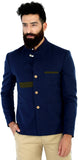 Mr Button Full Sleeve Solid Men's Linen Jacket
