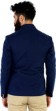 Mr Button Full Sleeve Solid Men's Linen Jacket