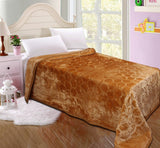 The Intellect Bazaar Geometric Single Blanket Gold