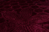 The Intellect Bazaar Geometric Single Blanket Maroon