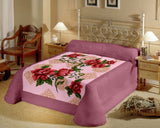 Raymond Abstract Double Blanket Pink