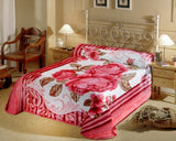 Raymond Abstract Double Blanket Red