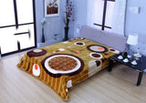 Raymond Abstract Double Blanket Brown