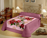Raymond Abstract Double Blanket Pink