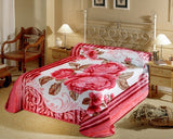 Raymond Abstract Double Blanket Red