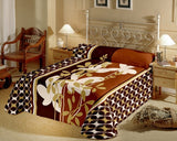 Raymond Abstract Double Blanket Green
