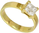 Rakam Gold Diamond Yellow Gold 18 K Ring