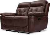 Durian Dream/2 Leather 2 Seater Sofa