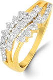 P.N.Gadgil Jewellers Gold Diamond 18K Yellow Gold 18 K Ring