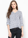 Femella Women's Printed Casual Shirt