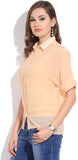 Femella Women's Solid Casual Shirt