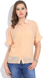 Femella Women's Solid Casual Shirt