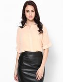 Femella Women's Solid Casual Shirt